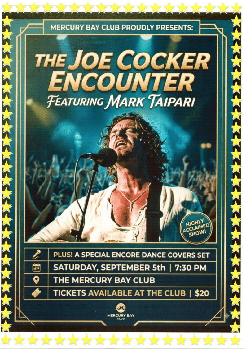 Joe Cocker Club Hire